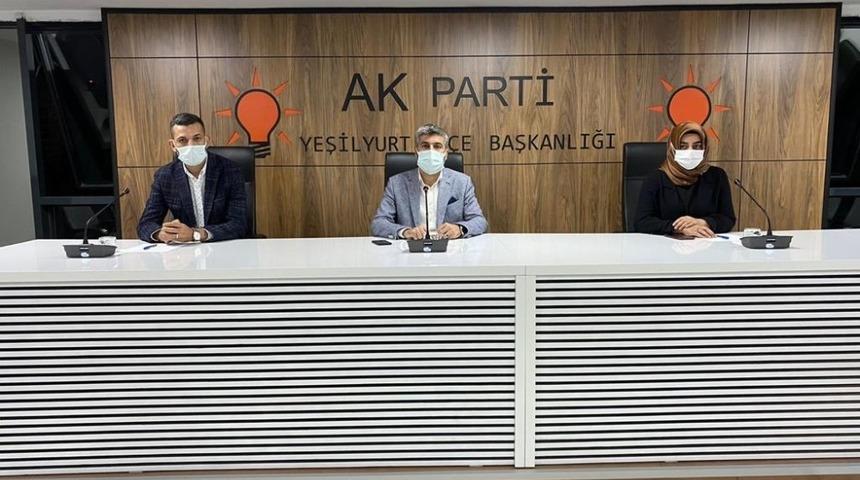AK Parti Yeşilyurt&rsquo;ta g&ouml;rev b&ouml;l&uuml;m&uuml; yaptı