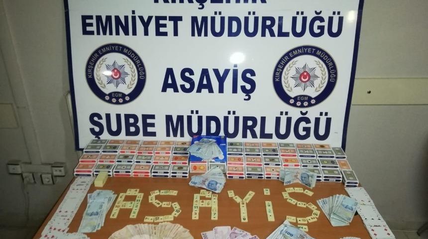 Kırşehir’de kumar operasyonu