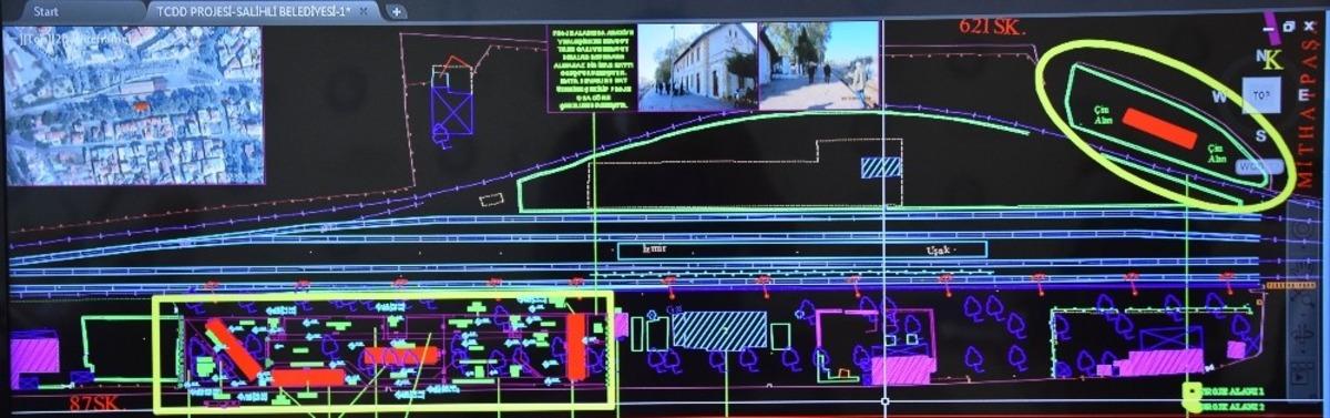 Salihli gar projesi g&ouml;r&uuml;ş&uuml;ld&uuml;