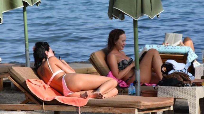 Marmaris'te sahiller yabancı turistlere kaldı