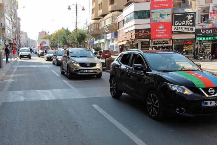 Nevşehir’de Azerbaycan’a destek konvoyu düzenlendi G3