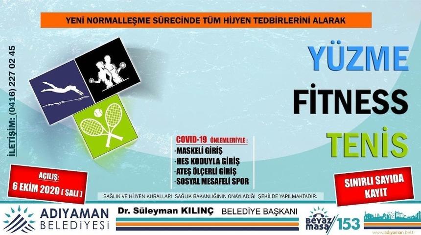 Spor kompleksi kapılarını a&ccedil;tı