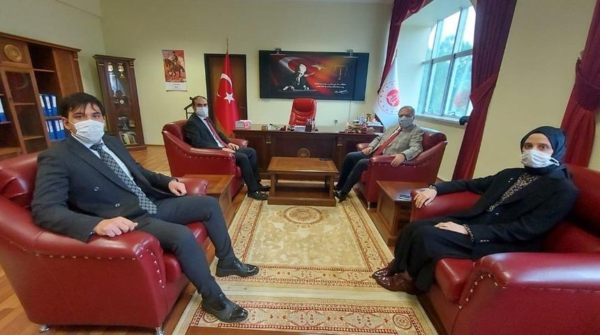 Kaymakam T&uuml;rk&ouml;z cumhuriyet savcıları ile bir araya geldi