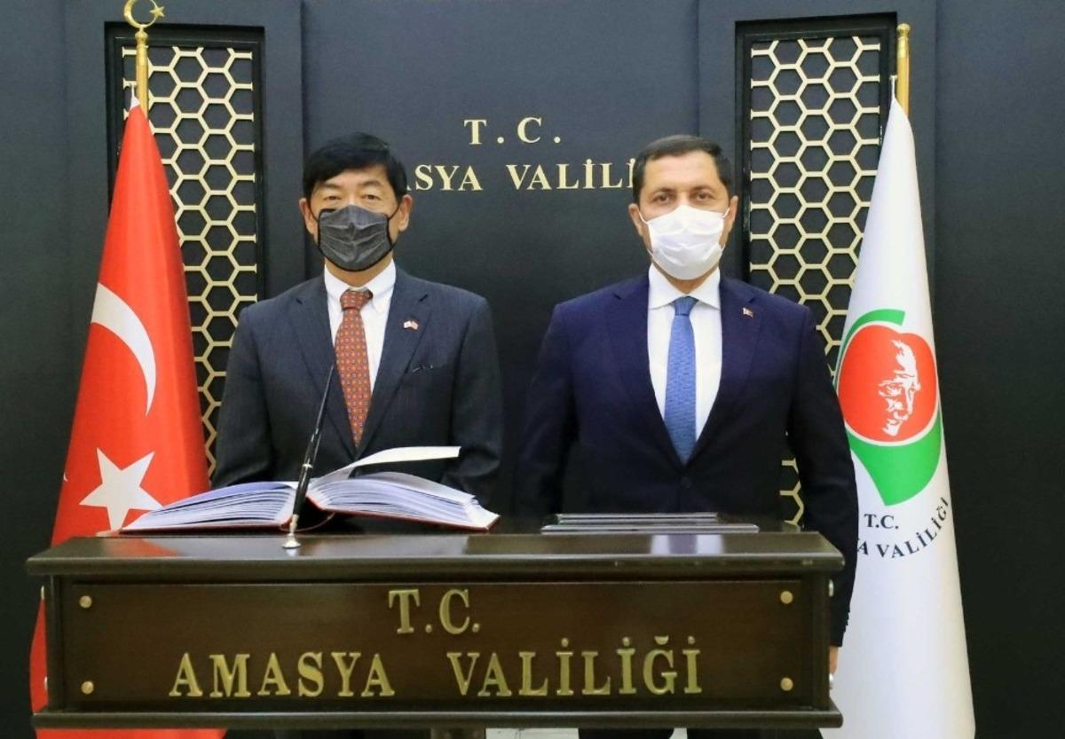 Japonya B&uuml;y&uuml;kel&ccedil;i Mıyajıma: "Her yerde T&uuml;rk dostluğunu ve Amasya&rsquo;yı anlatacağım"