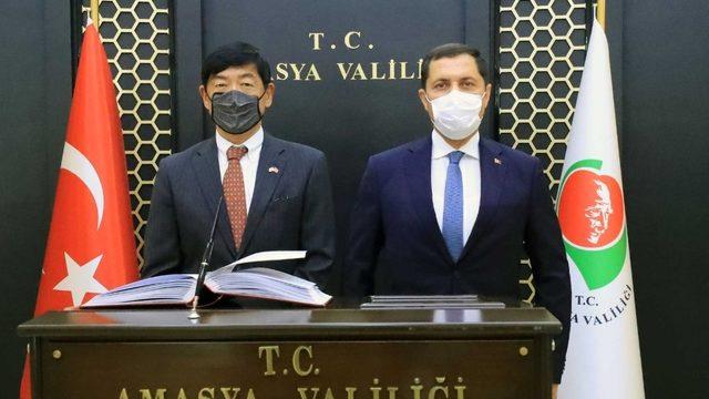 Japonya Büyükelçi Mıyajıma: Her yerde Türk dostluğunu ve Amasya’yı anlatacağım