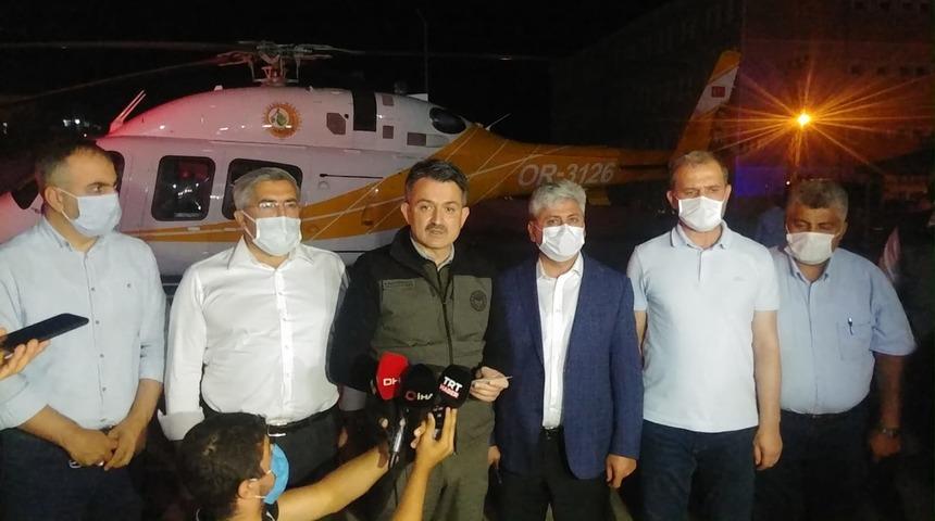 Bakan Pakdemirli duyurdu! Hatay'daki yangın kontrol altına alındı