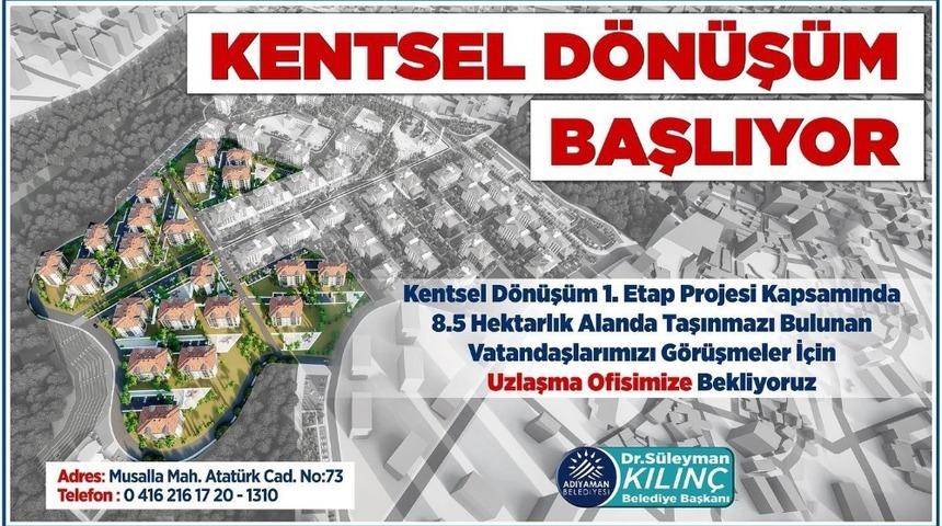 Kentsel dönüşüm icmal listesi askıya çıkarıldı