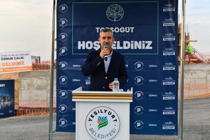 Yeşilyurt Belediyesi Yeşil Topsöğüt konutlarının temeli törenle atıldı G4