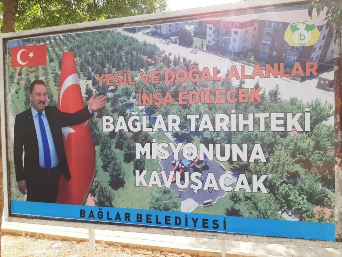 Bağlar&rsquo;ın yerinde d&ouml;n&uuml;ş&uuml;m&uuml; billboardlarda
