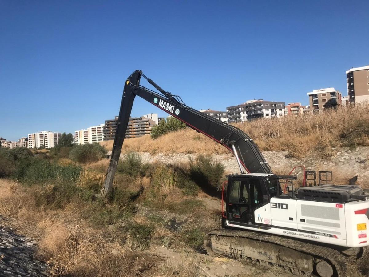 Kara&ccedil;ay Deresi temizlendi, taşkın yaşanmadı