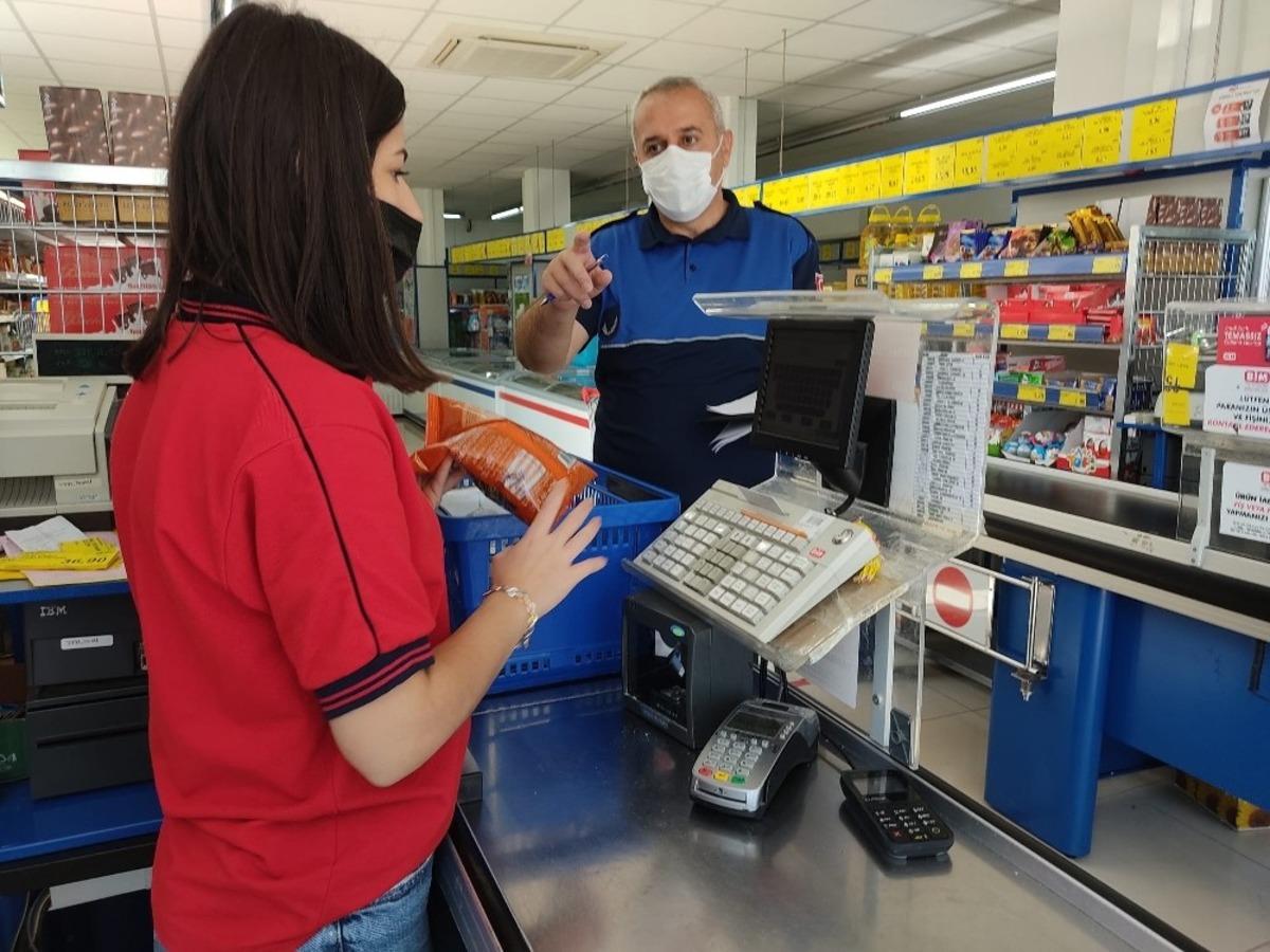 İlkadım zabıtası gıda ve fiyat etiketi denetimi yaptı