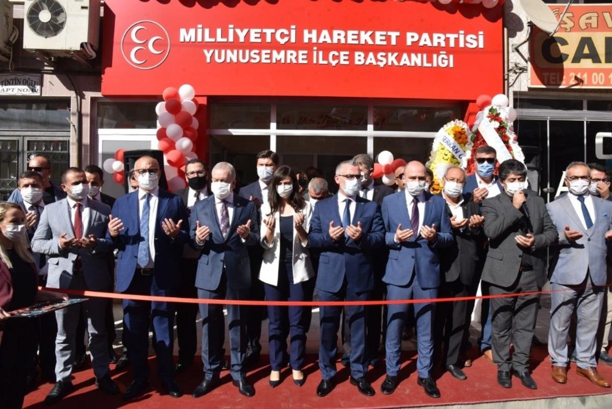 MHP Yunusemre il&ccedil;e binasının a&ccedil;ılışı yapıldı