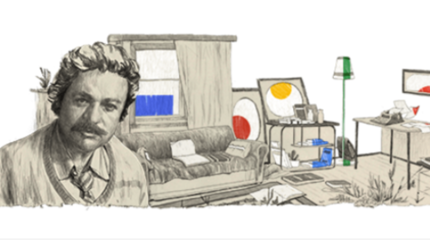 Google'dan Oğuz Atay'ın 86. doğum gününe özel doodle