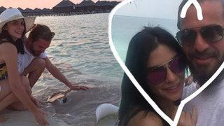 Engin Altan Düzyatan ve Neslişah Alkoçlar Maldivler'de