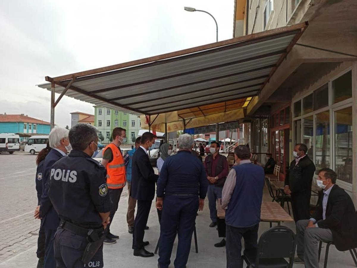 Aslanapa&rsquo;da Korona vir&uuml;s denetimleri