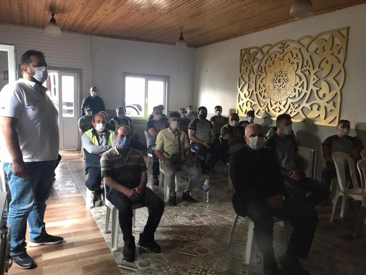 Karesi belediyesi personeline g&uuml;venli ve ekonomik s&uuml;r&uuml;ş eğitimi