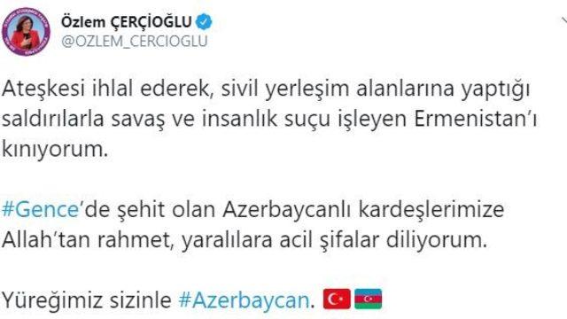 Başkan Çerçioğlu, Ermenistan’ı kınadı