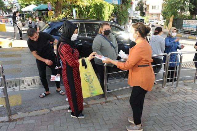 Öğrencilerin Maskeleri Balçova Belediyesinden