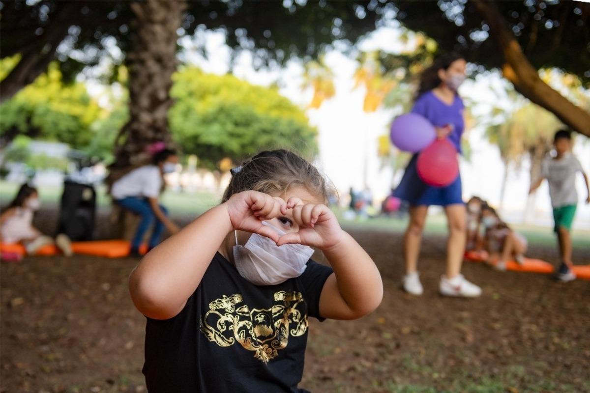D&uuml;nya Kız &Ccedil;ocukları G&uuml;n&uuml;de &ccedil;ocuklar doyasıya eğlendi