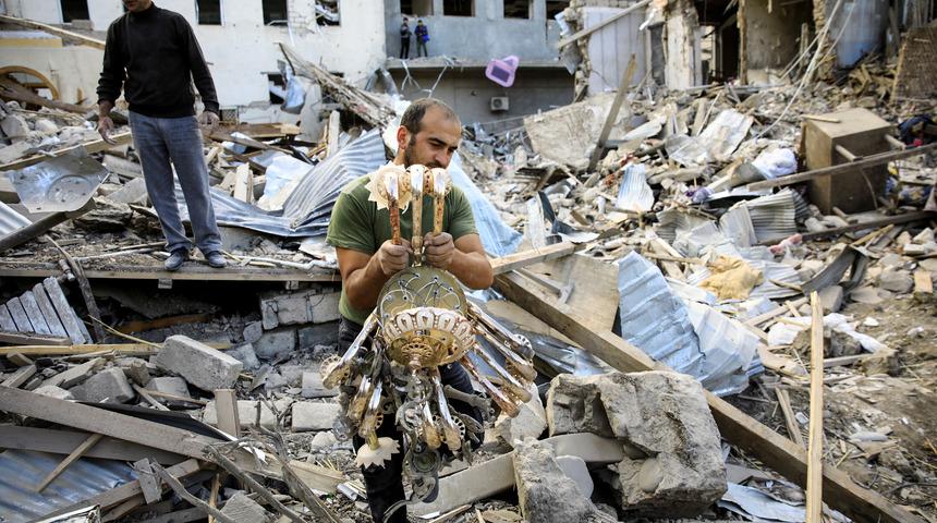 Azerbaycan ordusu Zengilan kentini Ermenistan'ın işgalinden kurtardı