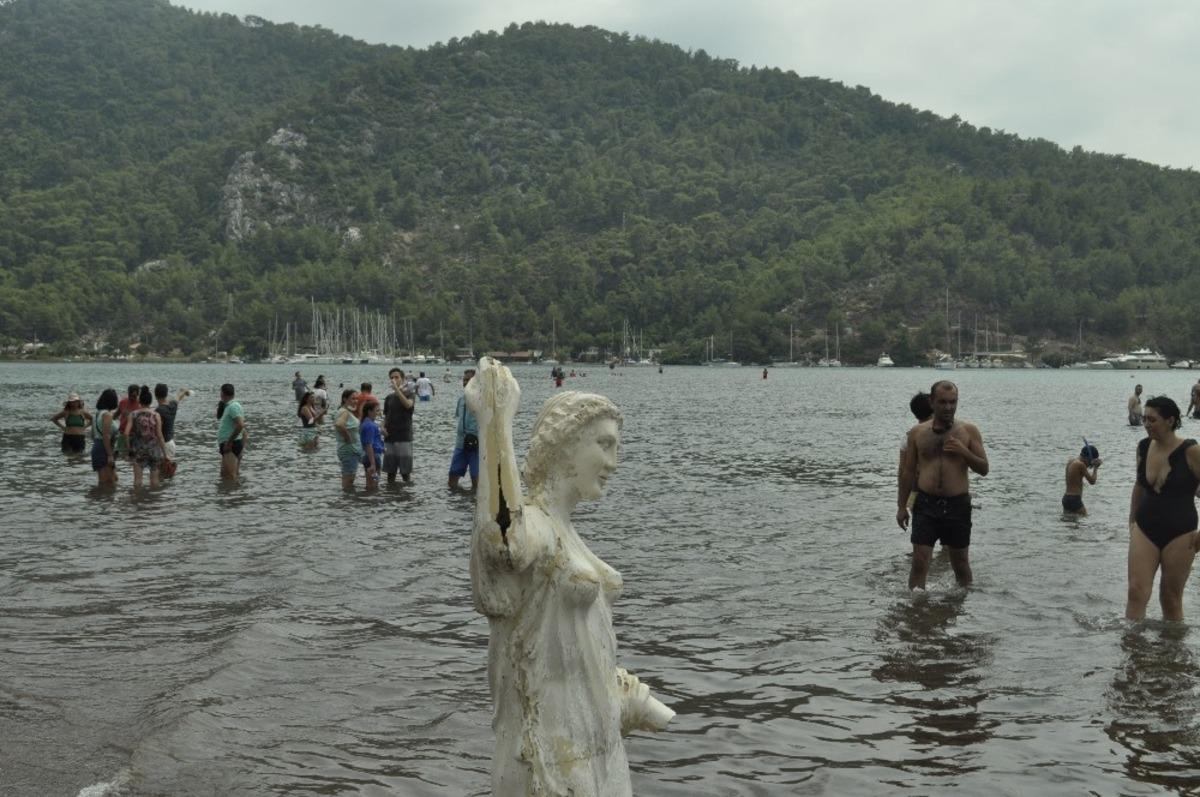 Kızkumu yerli ve yabancı turistlerin g&ouml;zdesi olmaya devam ediyor