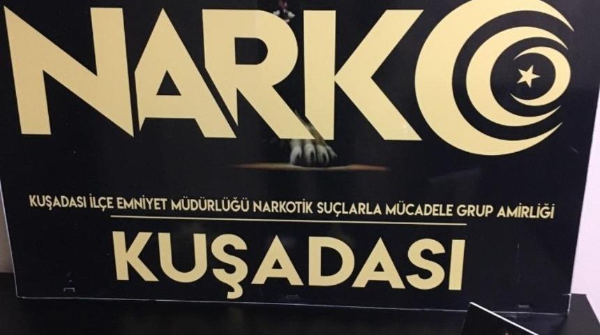 Kuşadası&rsquo;nda uyuşturucu operasyonu