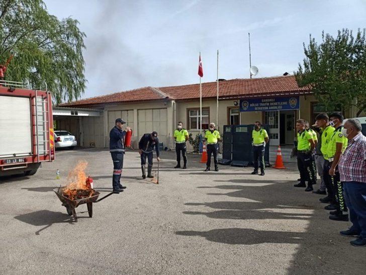 Sandıklı’da yangın söndürme eğitimleri devam ediyor G4