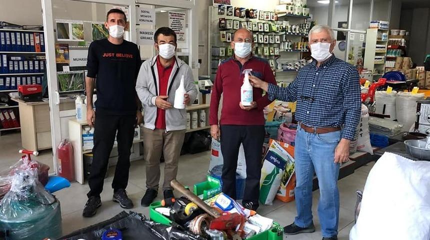 ETSO&rsquo;dan &uuml;yelerine &uuml;cretsiz dezenfektan dağıtımı