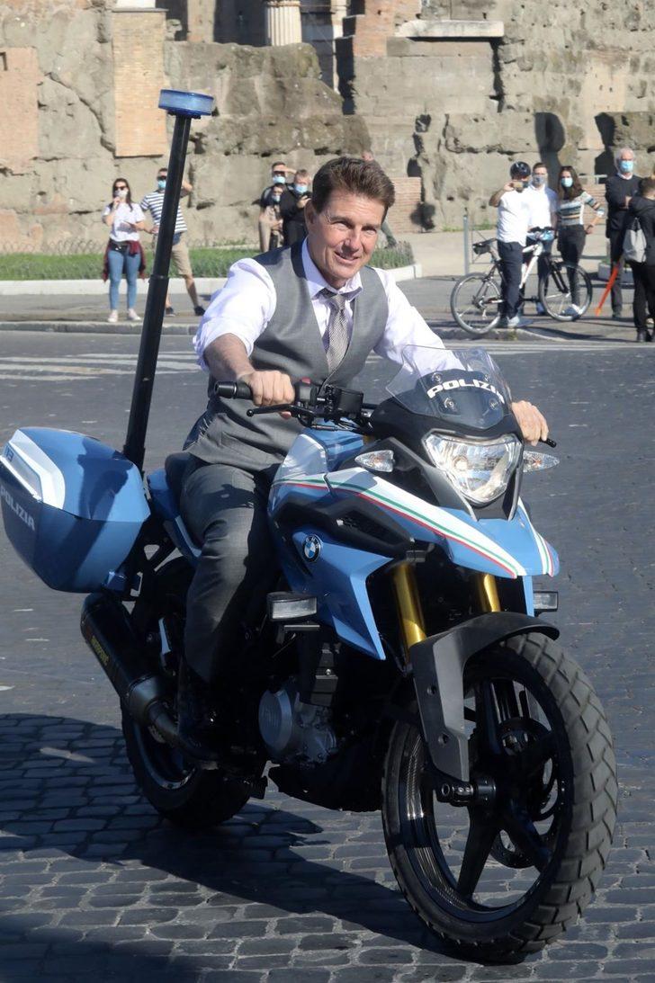 Tom Cruise, Görevimiz Tehlike 7'nin çekimleri için Roma'da G5