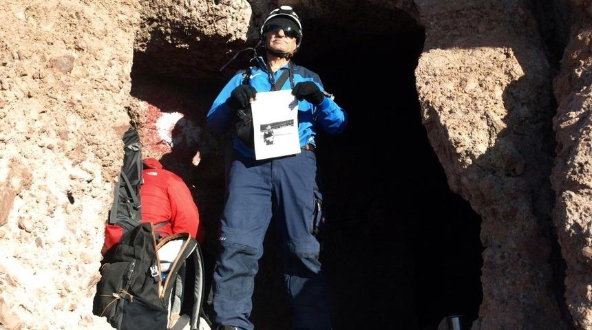 Merhum foto muhabiri Erciyes Dağı zirvesinde anıldı