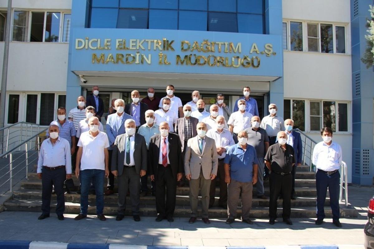 Dicle Elektrik Mardin İl M&uuml;d&uuml;r&uuml; Homan muhtarlarla bir araya geldi