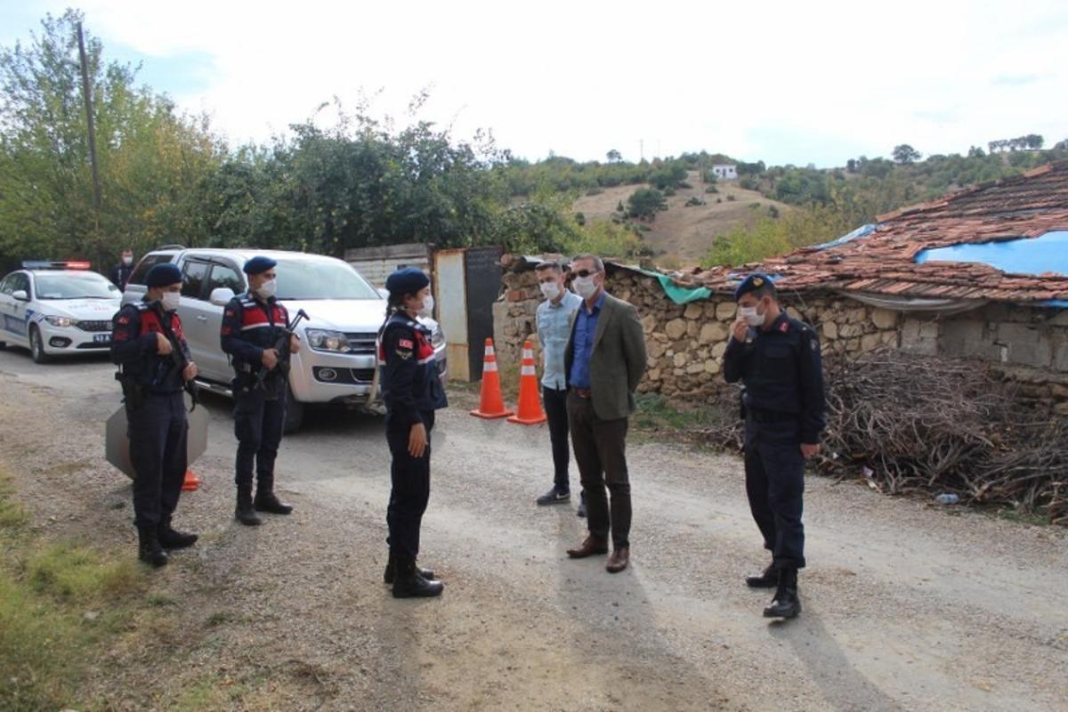 Karantina altındaki k&ouml;yde denetim