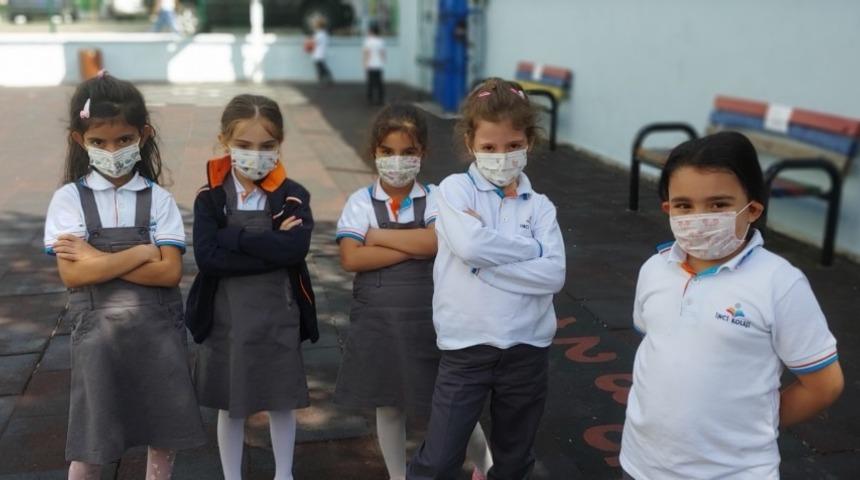 İnci Kolejinde ilkokullar yüz yüze eğitime başladı