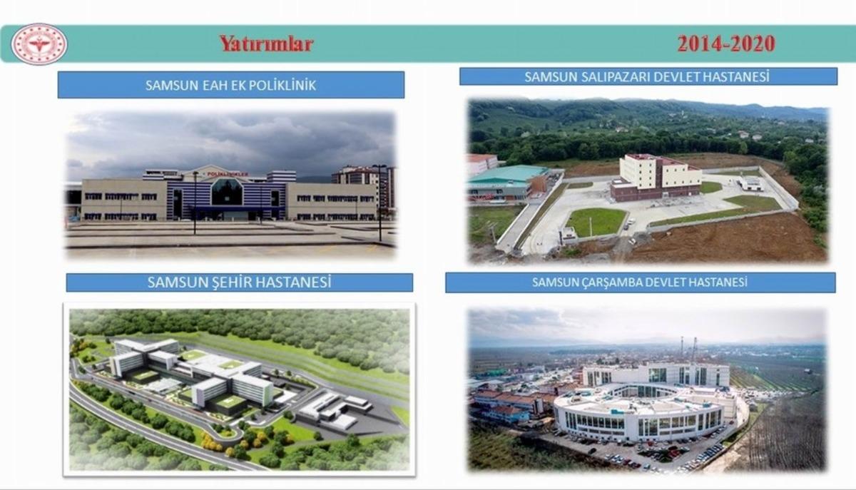 Samsun&rsquo;a 454,5 milyon TL&rsquo;lik sağlık yatırımı