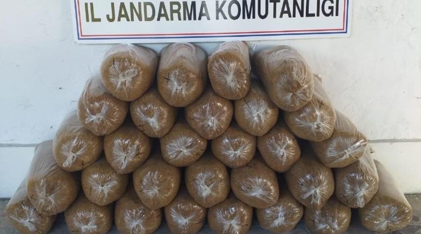 Elazığ&rsquo;da 150 kilogram ka&ccedil;ak t&uuml;t&uuml;n elege&ccedil;irildi