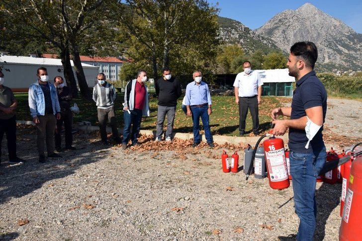 Eğirdir SAREM’de yangın söndürme tatbikatı yapıldı G2