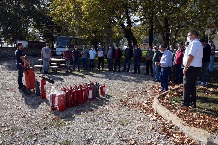 Eğirdir SAREM’de yangın söndürme tatbikatı yapıldı G3