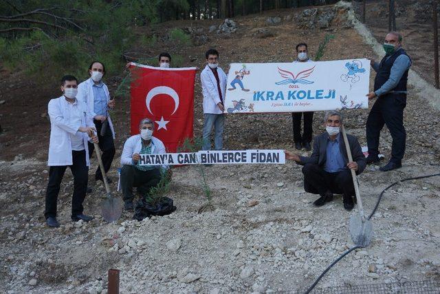 İkra Koleji, Hatay anısına fidanları toprakla buluşturdu