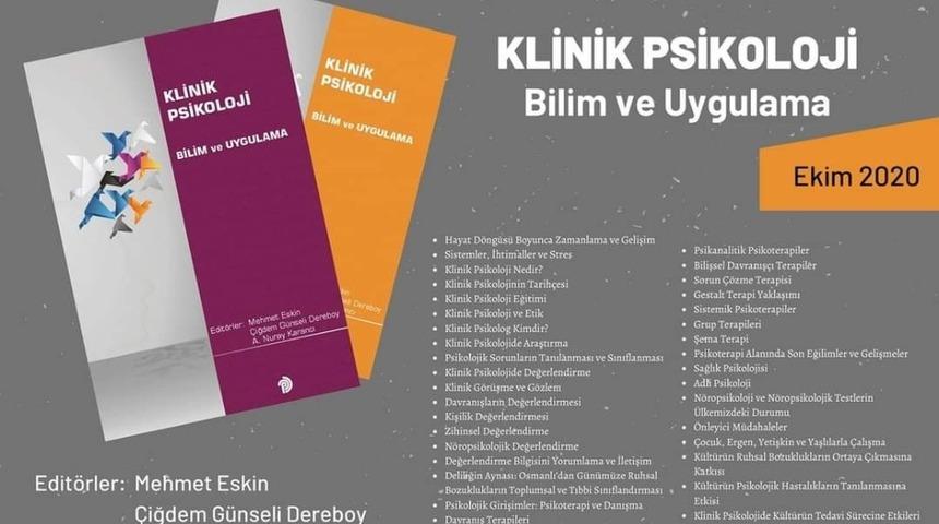 AD&Uuml; &Ouml;ğretim &Uuml;yesinin edit&ouml;rl&uuml;ğ&uuml;n&uuml; yaptığı &lsquo;Klinik Psikoloji Bilim ve Uygulama Kitabı&rsquo; yayınlandı