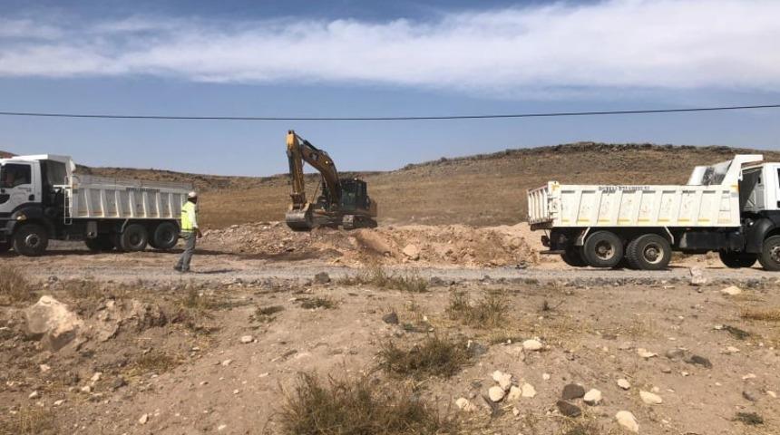 Epçe mahallesinde basınçlı sulama sistemi tamamlandı