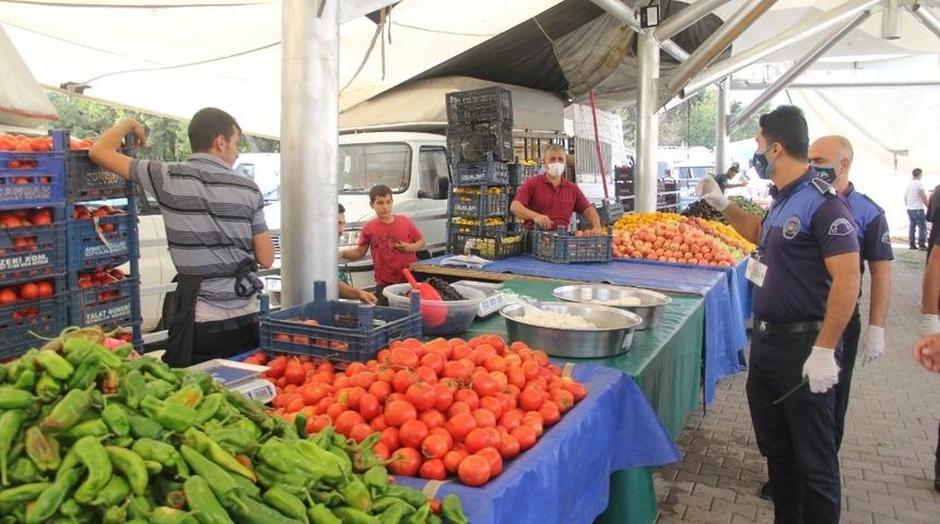 Eyyübiye’de korona virüs denetimi
