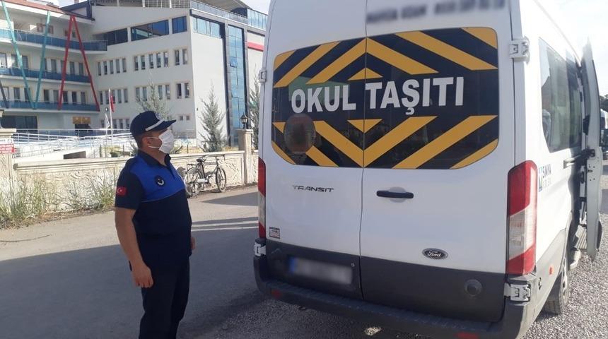 Ereğli&rsquo;de okul servislerine denetim