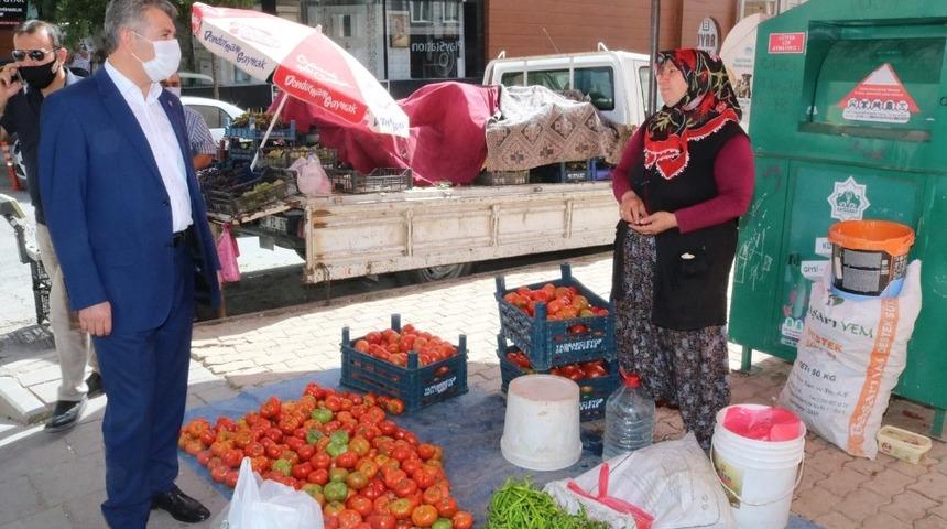 Başkan Altınsoy esnafları ziyaret etti