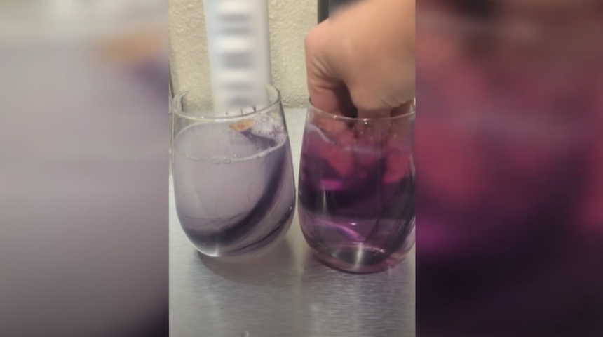 Güzellik uzmanının şampuan deneyi sosyal medyada viral oldu