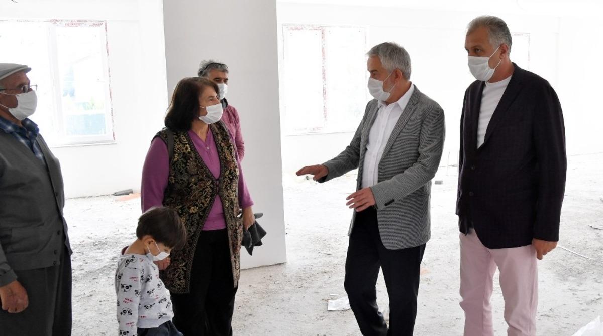 Isparta Belediye Başkanı Başdeğirmen, Cemevi inşaatını inceledi