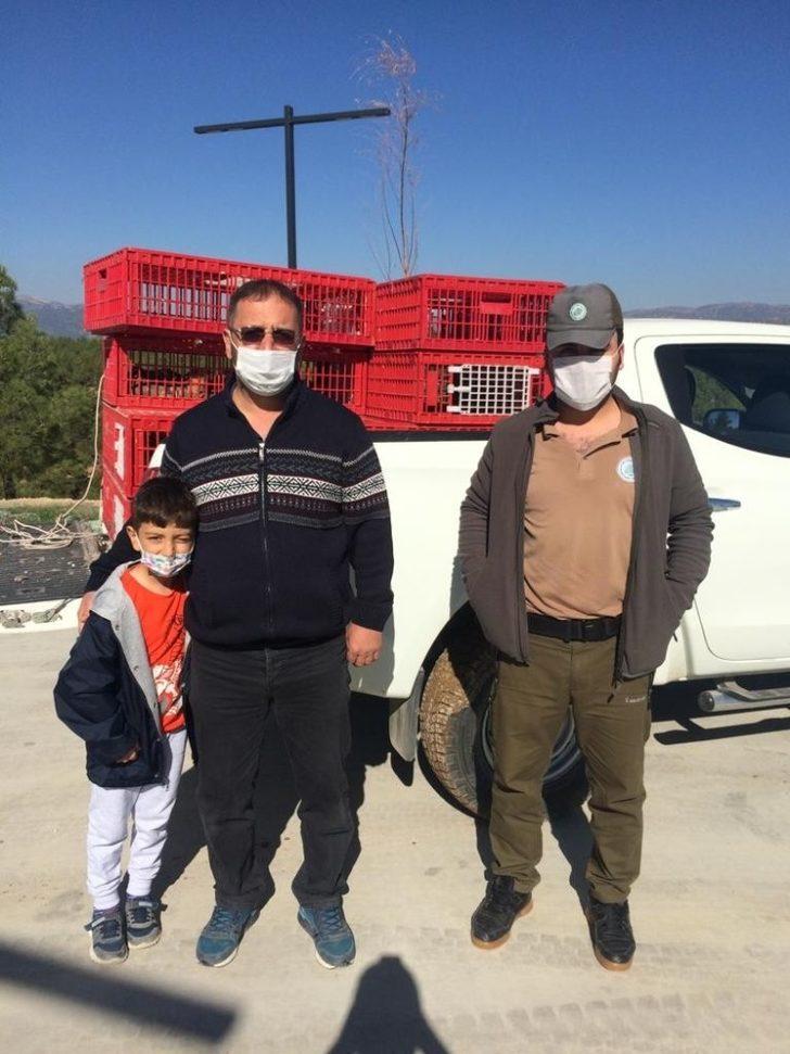 Korkuteli’nde 200 keklik doğaya bırakıldı G2