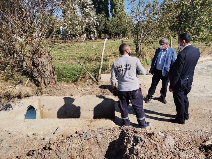 Altıntaş’ta içme suyu hattı çalışması G2