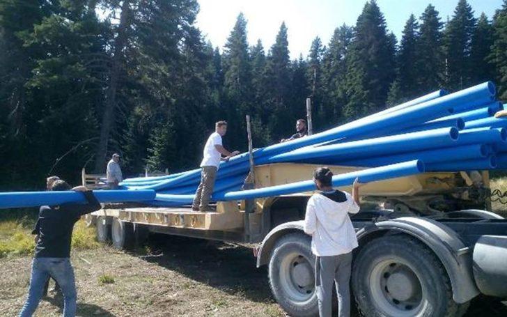 Muratdere grubu içme suyu isale hattı yenileme çalışmalarına başlandı G3