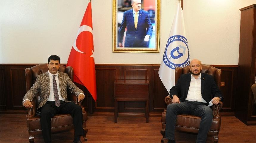 Aydın Ticaret Odası Başkanı Hakan &Uuml;lken&rsquo;den Rekt&ouml;r Aldemir&rsquo;e ziyaret