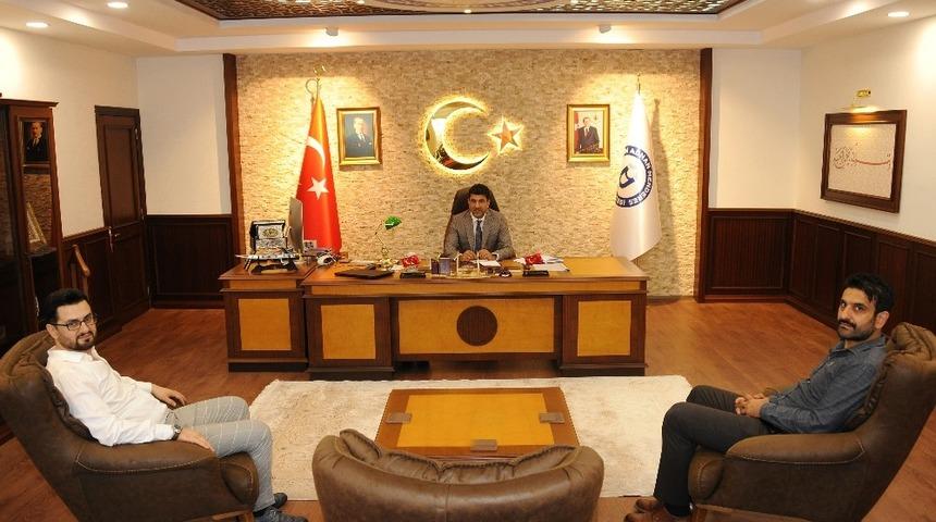 Nazilli Malatya K&uuml;lt&uuml;r ve Dayanışma Derneği Başkanı Mesut &Ouml;ztun&ccedil;&rsquo;tan Aldemir&rsquo;e ziyaret